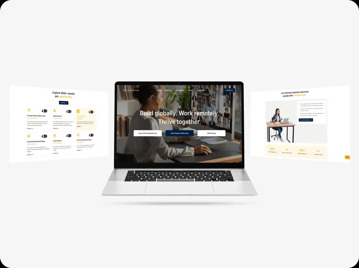 Leru Remote Hero Mockup