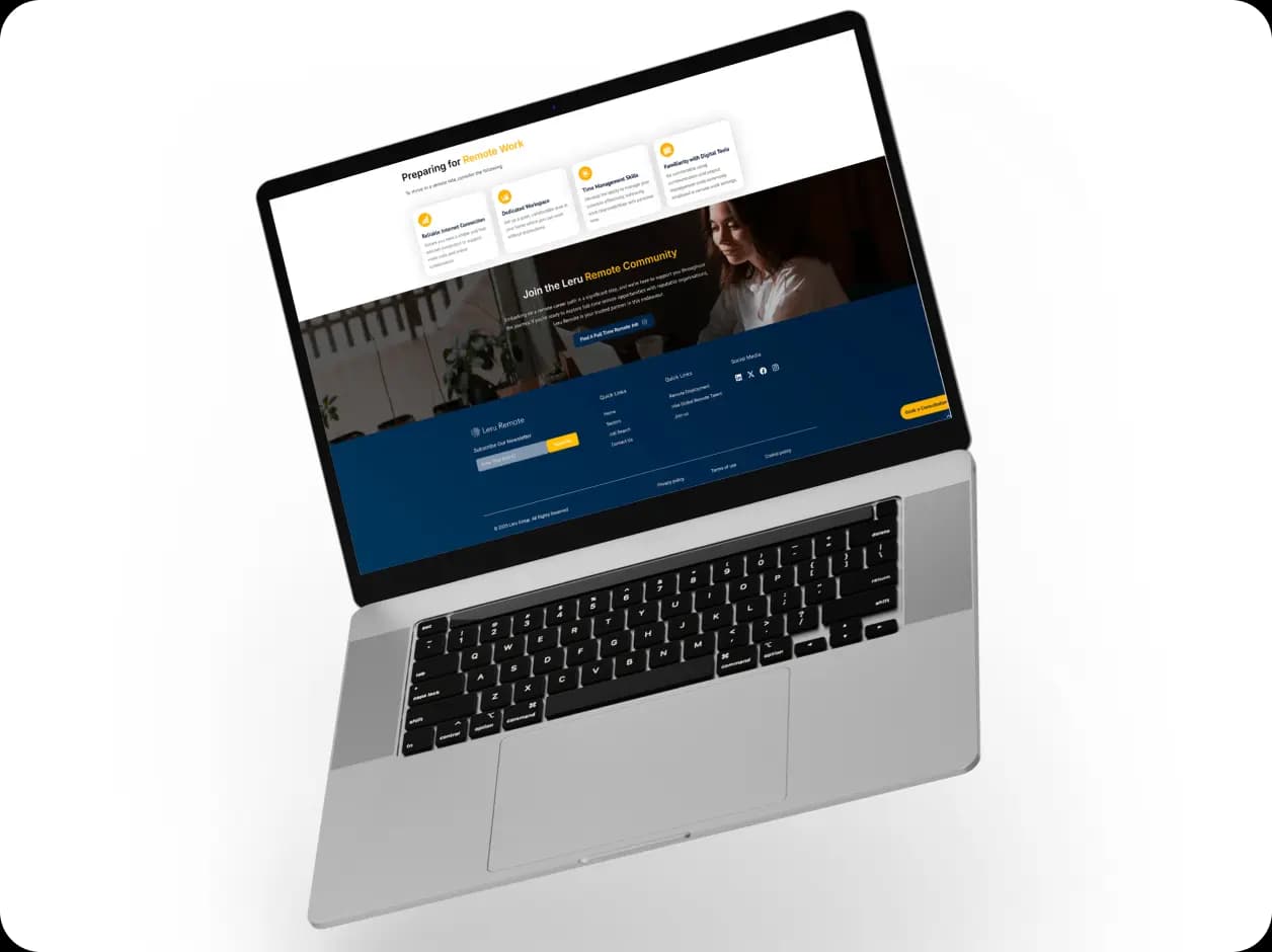 Leru Remote Services Page